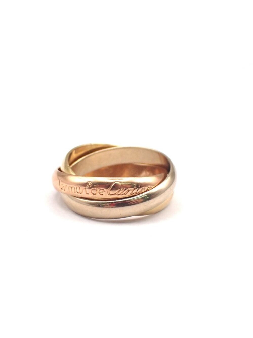 Cartier Logo Trinity Classic Ring Gold